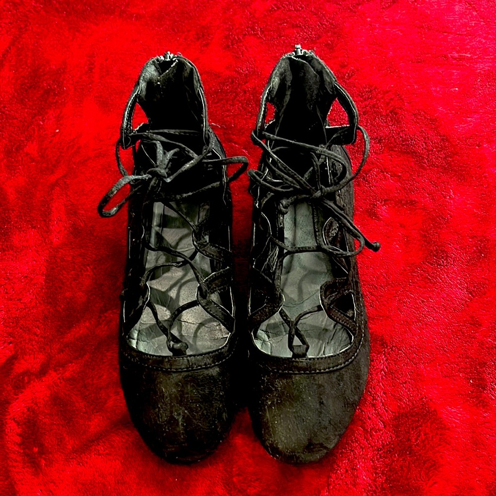 Lace Up Flats